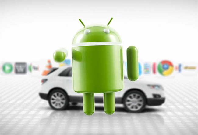 Saab IQon car infotainment running Android
