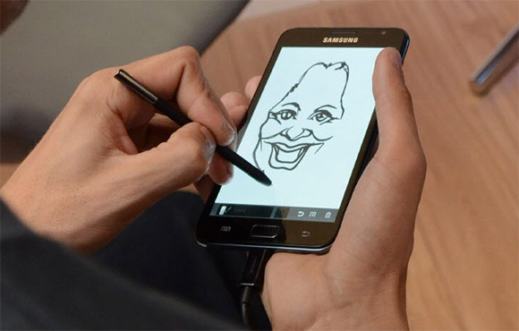 Drawing on a Galaxy Note