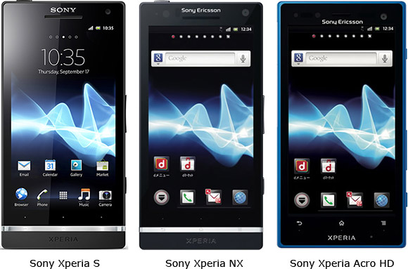 Sony Xperia NX and Xperia Acro HD