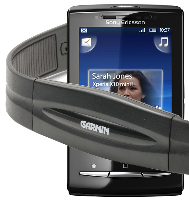 Sony Ericsson Xperia X10 Mini Pro Ant Garmin Heart Rate Monitor