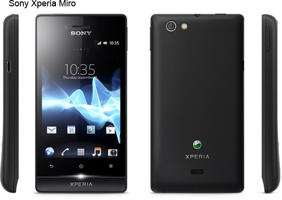 Sony Xperia Miro Android smartphone announced
