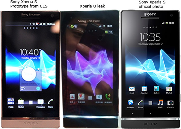 Sony Xperia S vs Xperia U