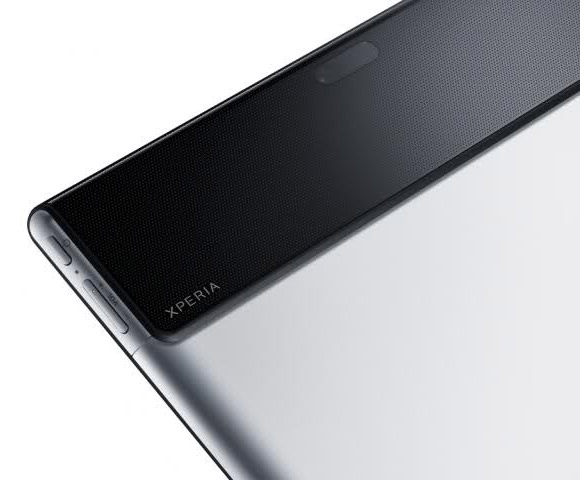Backside of the new Sony Xperia tablet