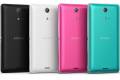 Sony Xperia ZR all four colour variants