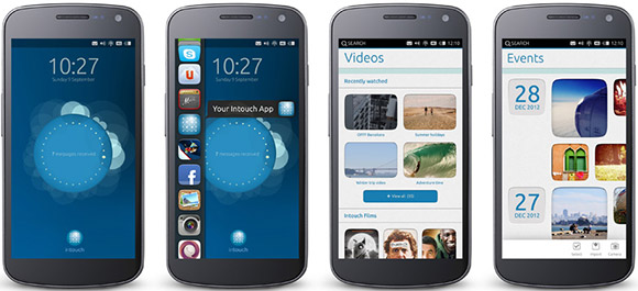 Ubuntu on a smartphone