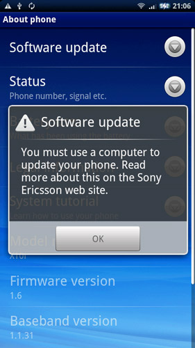 Sony Ericsson Finally Release The Android 2 1 Firmware For Xperia X10 Xperia X10 Mini And Xperia X10 Mini Pro Esato