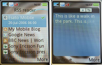 Sony Ericsson K800i Blog