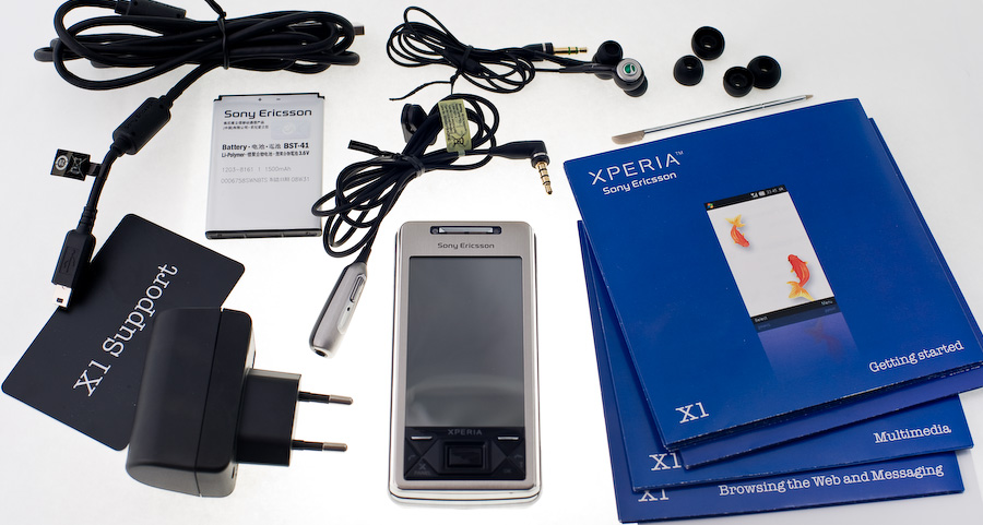 Sony Ericsson X1 package