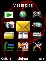 Red  theme for Sony Ericsson Hazel