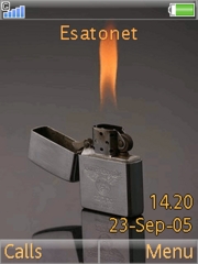 Zippo theme for Sony Ericsson K800