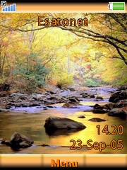 Autumn theme for Sony Ericsson W595