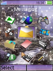 Christmas time theme for Sony Ericsson W580 / W580i