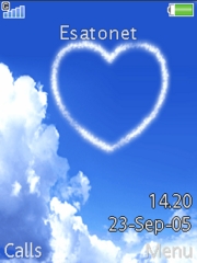Love sky theme for Sony Ericsson K800