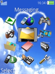 Love sky theme for Sony Ericsson K800