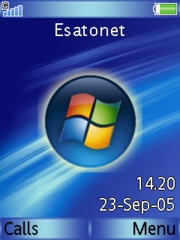New vista W580 theme