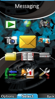 Space Flash theme for Sony Ericsson Aino