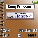 Notepad K300 / K300i theme