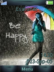 Rain Be Happy Cedar  theme