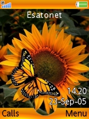 Butterfly K800 / K800i theme