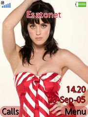 Katy Perry theme for Sony Ericsson W580 / W580i