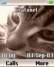 Sepia Kitten k700 theme