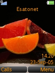 Fruits K800 / K800i theme