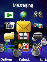 Christmas Tree theme for Sony Ericsson Jalou