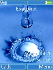 Water drop K800 / K800i theme