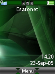 Vista Green Theme theme for Sony Ericsson W595
