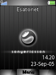 Royal black theme for Sony Ericsson Hazel