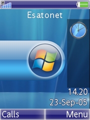 Vista blue K800 / K800i theme
