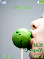 Lollipop theme for Sony Ericsson W830 Walkman