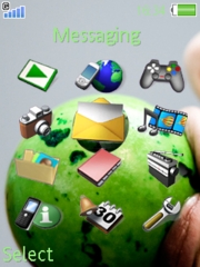 Lollipop theme for Sony Ericsson W830 Walkman