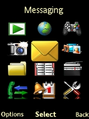 Rotating Earth theme for Sony Ericsson W595