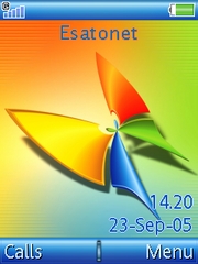 Windows Butterfly theme for Sony Ericsson S500 / S500i