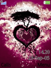 World of heart K800 / K800i theme