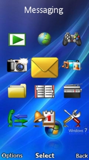 Windows 7 theme for Sony Ericsson Aino