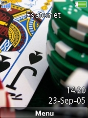 Poker theme for Sony Ericsson G705