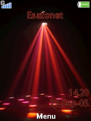 Disco Lights theme for Sony Ericsson G705
