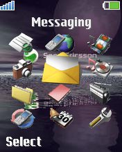 3D Sony Ericsson k700 theme
