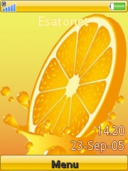 Orange W705  theme