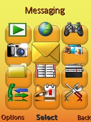 Orange W705  theme
