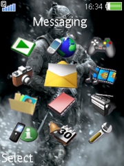 Modern Warfare 2 theme for Sony Ericsson K800