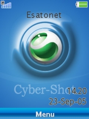 Blue ray theme for Sony Ericsson C905
