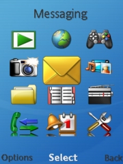 Blue ray theme for Sony Ericsson C905