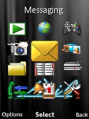 Night theme for Sony Ericsson Hazel