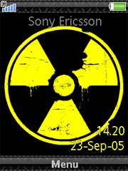 Imperial Radioactive theme for Sony Ericsson W890