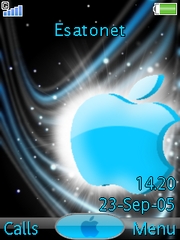 Blue Apple W830 theme