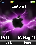 Purple apple K310 / K310i theme