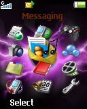 Purple apple K310 / K310i theme